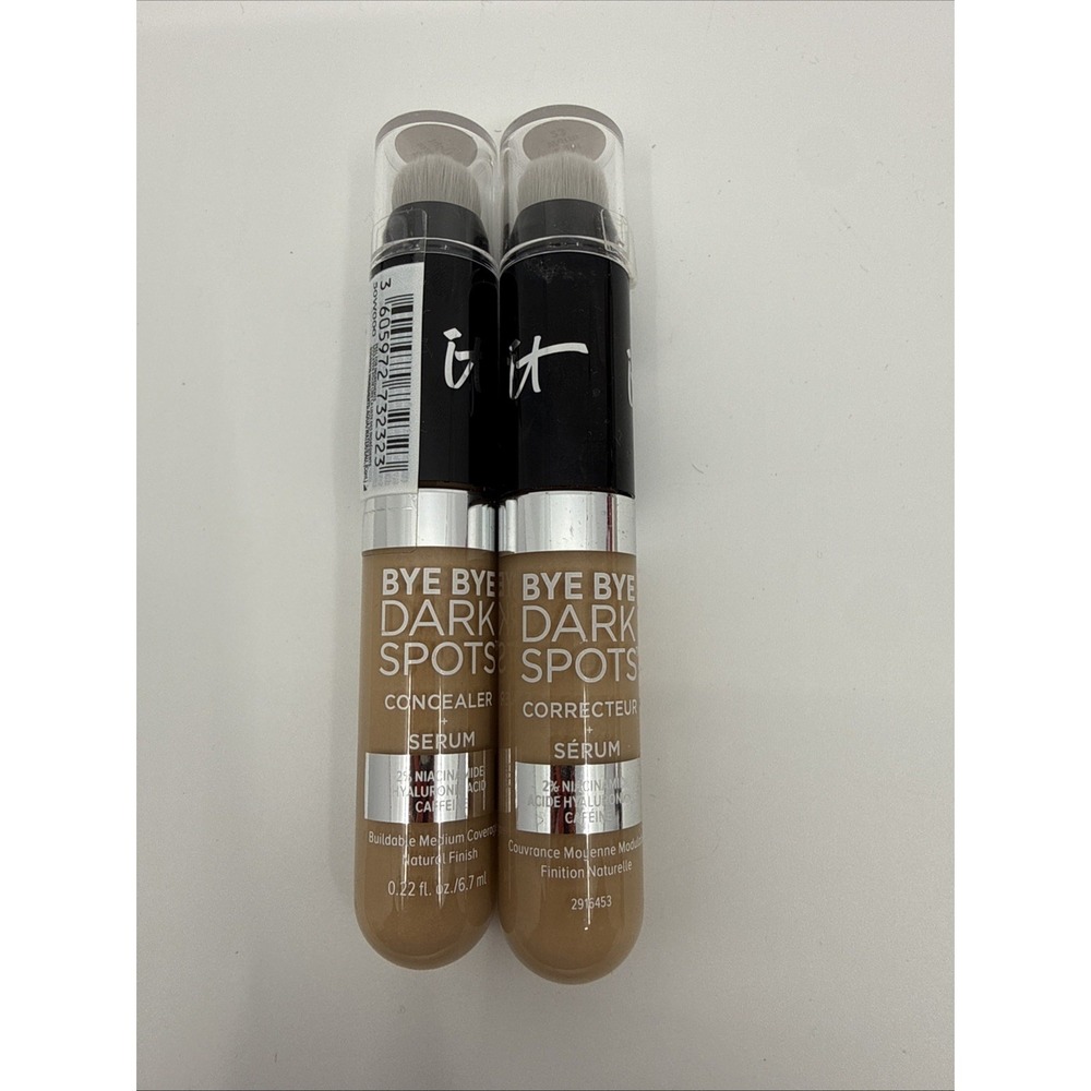 IT Cosmetics Bye Bye Dark Spots Concealer + Serum Light Warm 23 .22 Fl Oz New